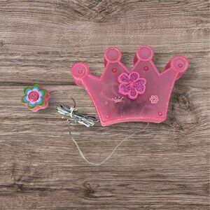 Kids Princess Crown Shaped Doorbell - Pink